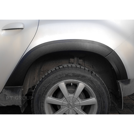 Накладки на крылья (8 шт) (ABS) RENAULT Duster 2021-н.в. купить недорого с доставкой в Баган
