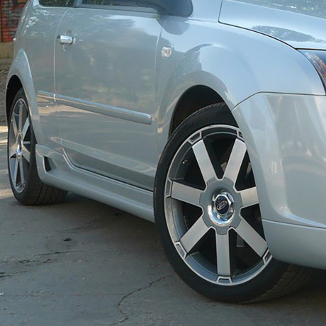 Накладки на пороги "Sport" для Ford Focus 2 (хэтчбэк) 3-5D (2004-2011) купить недорого с доставкой в Баган