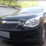 Защита радиатора "Standart" Chevrolet Cobalt (2013-н.в.) низ, чёрная купить недорого с доставкой в Баган