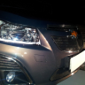 Защита радиатора "Standart" Chevrolet Cruze (2012-2015) верх, чёрная купить недорого с доставкой в Баган