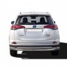 Защита заднего бампера «Труба с уголками» (d51/40) для Toyota RAV4 рестайлинг, (2015-н.в.)(Окрашенное) купить недорого с доставкой в Баган