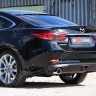 Диффузор заднего бампера var №1 (ровный + стоп сигнал) для Mazda 6 (2013-н.в.) купить недорого с доставкой в Баган