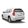 Защита заднего бампера «Уголки» (d63.5) Haval H9(Нерж. Сталь) купить недорого с доставкой в Баган