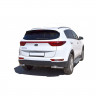 Защита заднего бампера «Уголки» (d51) для Kia Sportage (2016-н.в.)(Окрашенное) купить недорого с доставкой в Баган