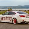 Диффузор заднего бампера var №4 (с килями) для Mazda 6 (2013 - н.в.) купить недорого с доставкой в Баган