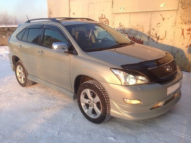 Накладка на передний бампер "Aura" Lexus RX 330 купить недорого с доставкой в Баган