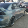 Накладки на пороги "Zodiak" для Mitsubishi Lancer X (2007-2016) купить недорого с доставкой в Баган