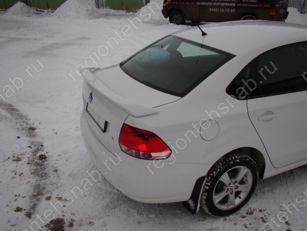Спойлер высокий для VW Polo Sedan (2010-2020) купить недорого с доставкой в Баган