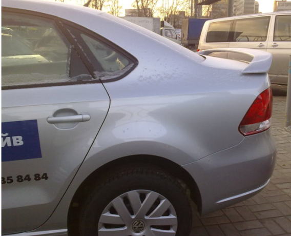 Спойлер высокий для VW Polo Sedan (2010-2020) купить недорого с доставкой в Баган