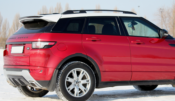 Рейлинги для Land Rover Evoque (2011-2018) Чёрный купить недорого с доставкой в Баган