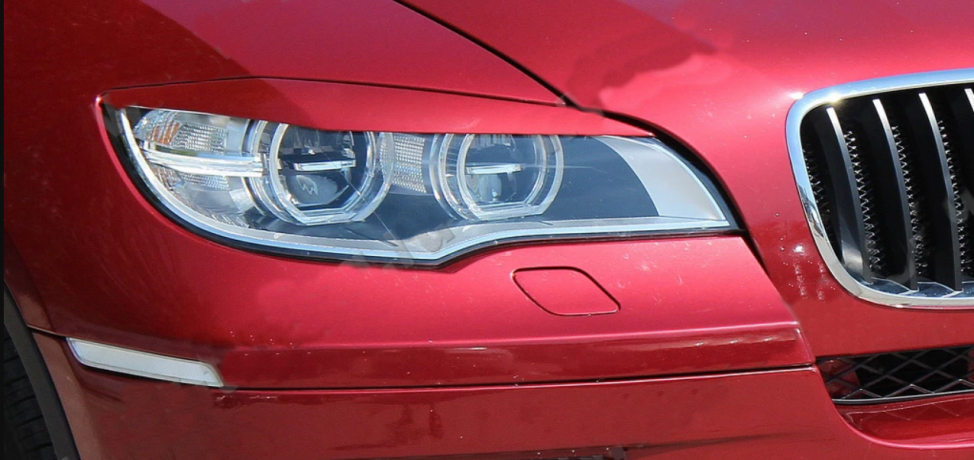 Накладки на фары (реснички) (Led-оптика) var №2 для BMW X6 E71 (2010-2014) купить недорого с доставкой в Баган