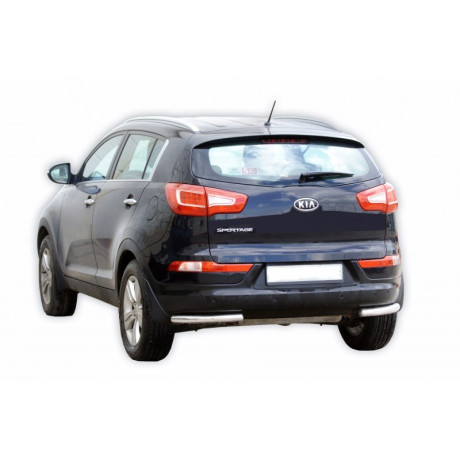 Защита заднего бампера «Уголки» (d51) для Kia Sportage (2010-2015)(Нерж. Сталь) купить недорого с доставкой в Баган