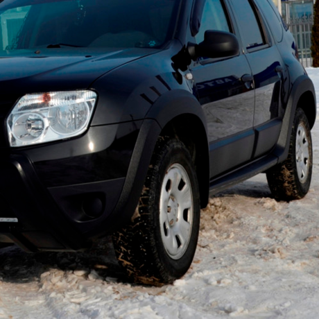 Молдинги дверей №2 "КАРТ" для Renault Duster дорестайлинг до 2015 г.в. (без комплектации) купить недорого с доставкой в Баган