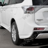 Диффузор заднего бампера "Broomer Design" для Mitsubishi Outlander (3rd generation)(2012-2014) купить недорого с доставкой в Баган