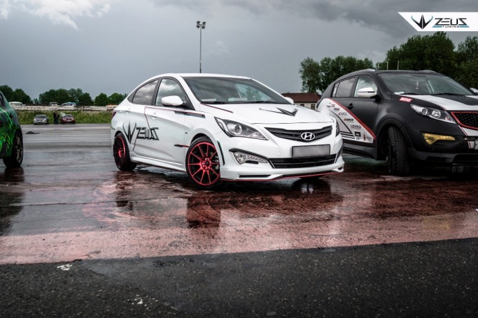 Аэродинамический обвес "ZEUS" Hyundai Solaris 2015-н.в. Рестайлинг купить недорого с доставкой в Баган
