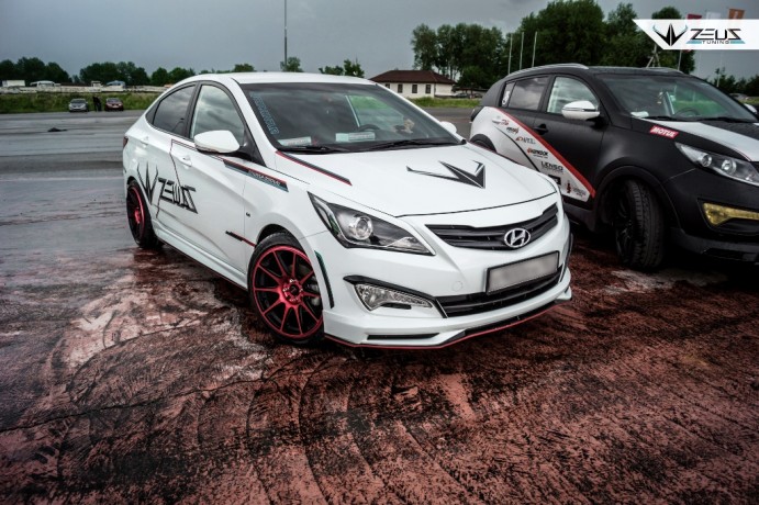 Аэродинамический обвес "ZEUS" Hyundai Solaris 2015-н.в. Рестайлинг купить недорого с доставкой в Баган