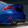 Диффузор заднего бампера №1 (с килями) для Lexus IS III (с 2013-2022) купить недорого с доставкой в Баган