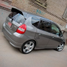 Накладка на задний бампер "Modulo" для Honda Fit GD купить недорого с доставкой в Баган