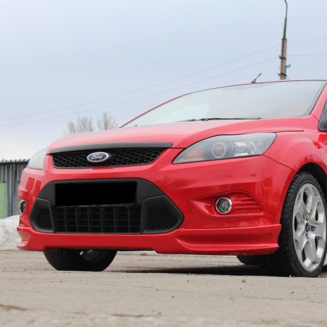 Накладка (юбка) переднего бампера "Lord" для Ford Focus 2 (3D-5D)(2008-2011) купить недорого с доставкой в Баган