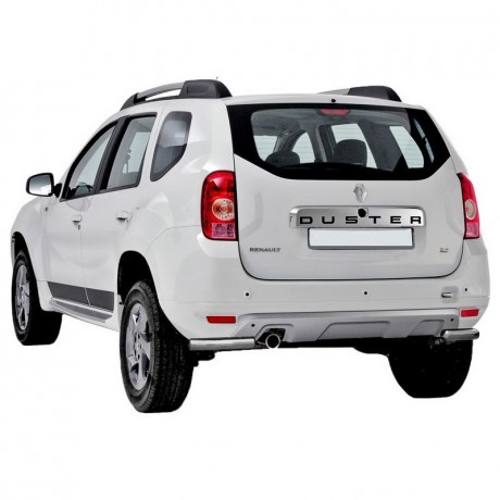 Защита заднего бампера «Уголки» (d63,5) для Renault Duster (2011-2015)(Окрашенное) купить недорого с доставкой в Баган