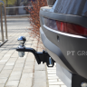 ТСУ /съемный квадрат/ с НЕРЖ накладкой KIA Carniv@l 2020- купить недорого с доставкой в Баган