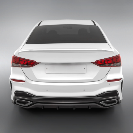 Бампер задний "Quant" для Hyundai Solaris (2017-2020) купить недорого с доставкой в Баган