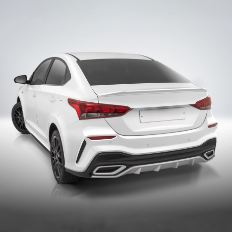 Бампер задний "Quant" для Hyundai Solaris (2017-2020) купить недорого с доставкой в Баган
