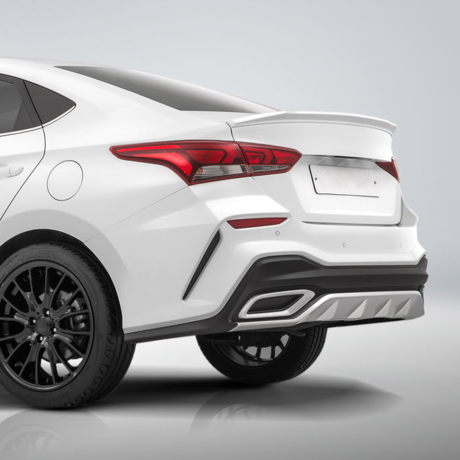 Бампер задний "Quant" для Hyundai Solaris (2017-2020) купить недорого с доставкой в Баган