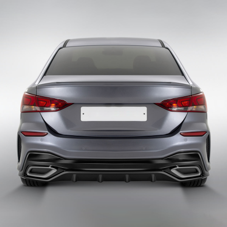 Бампер задний "Quant" для Hyundai Solaris (2017-2020) купить недорого с доставкой в Баган