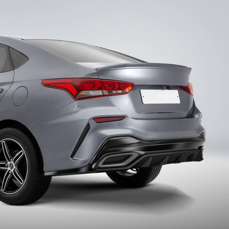 Бампер задний "Quant" для Hyundai Solaris (2017-2020) купить недорого с доставкой в Баган