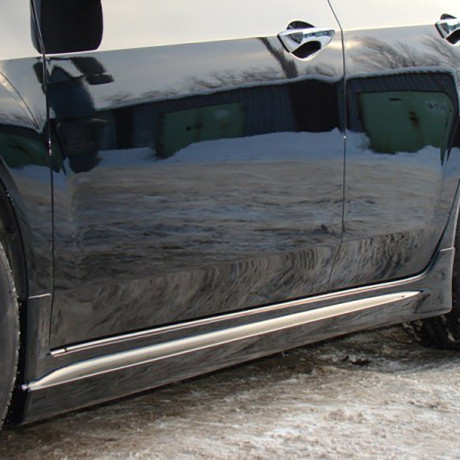 Накладки на пороги "Mugen Style" для Honda Accord VIII (2008-2013) купить недорого с доставкой в Баган