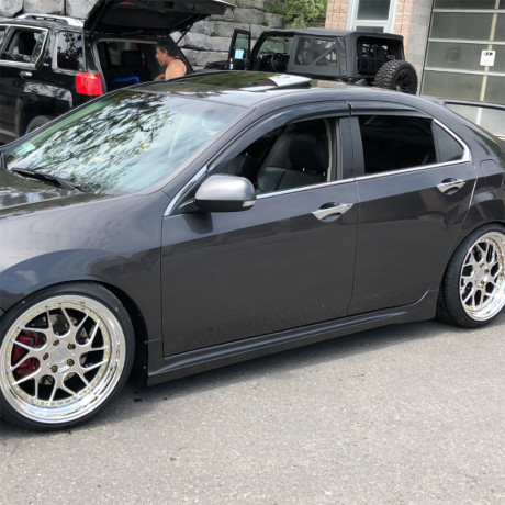 Накладки на пороги "Mugen Style" для Honda Accord VIII (2008-2013) купить недорого с доставкой в Баган