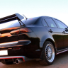Накладки на пороги "2.0" для Mitsubishi Lancer X (2007-2016) купить недорого с доставкой в Баган