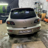 Накладка (юбка) на задний бампер для Mazda 3, хэтчбэк (2003-2009) купить недорого с доставкой в Баган