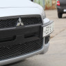 Воздуховоды радиатора в передний бампер (Цельные) var №2 для Mitsubishi Lancer X (2007-2010) купить недорого с доставкой в Баган