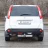 ТСУ /съемный квадрат/ с НЕРЖ накладкой NISSAN X-Trail (2007-2013г.в.) купить недорого с доставкой в Баган