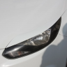 Накладки на фары (реснички) широкие var №1 для Ford Focus 3 (2012-2014) купить недорого с доставкой в Баган