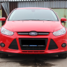 Накладки на фары (реснички) узкие var №2 для Ford Focus 3 (2012-2014) купить недорого с доставкой в Баган