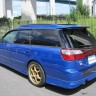 Накладка на задний бампер Subaru Legacy B4/Lancaster (Кузов BE5, BE9, BEE) Wagon BH5 купить недорого с доставкой в Баган