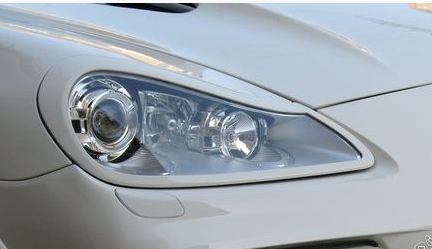 Накладки на фары (реснички) для Porsche Cayenne 957 (2002-2009) купить недорого с доставкой в Баган