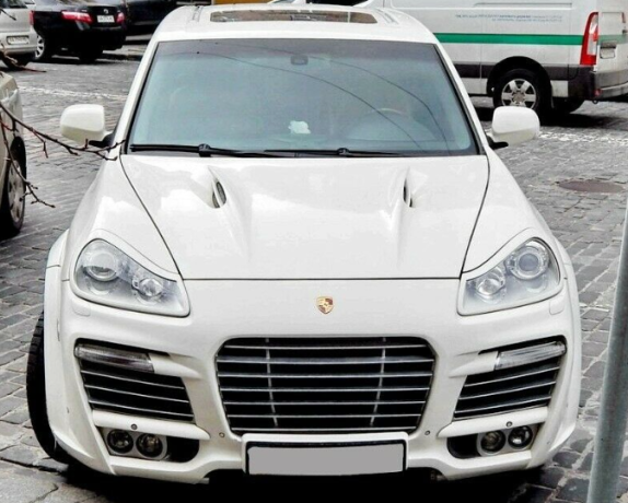 Накладки на фары (реснички) для Porsche Cayenne 957 (2002-2009) купить недорого с доставкой в Баган