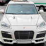 Накладки на фары (реснички) для Porsche Cayenne 957 (2002-2009) купить недорого с доставкой в Баган