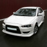 Накладки на фары (реснички) "GT" для Mitsubishi Lancer X купить недорого с доставкой в Баган