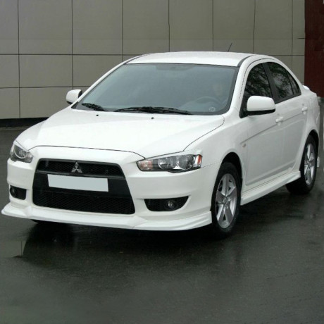 Накладки на фары (реснички) "GT" для Mitsubishi Lancer X купить недорого с доставкой в Баган