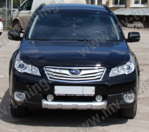 Накладки на фары (реснички) для Subaru Outback (4th generation)/Legacy (5th generation)(2009-2014) купить недорого с доставкой в Баган