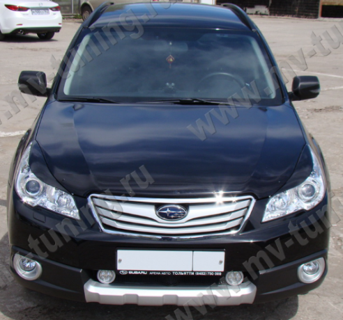Накладки на фары (реснички) для Subaru Outback (4th generation)/Legacy (5th generation)(2009-2014) купить недорого с доставкой в Баган