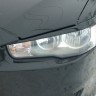 Накладки на фары (реснички) для Mitsubishi Lancer X (2007-2016) купить недорого с доставкой в Баган