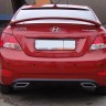 Спойлер высокий для Hyundai Solaris (2010-2016) купить недорого с доставкой в Баган