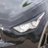 Накладки на фары (реснички) var №1 для Infiniti FX (2nd generation)(2008-2013) купить недорого с доставкой в Баган