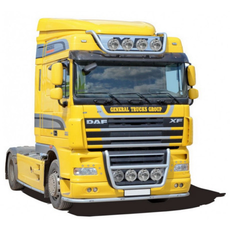 Защита порогов для DAF FT XF105.410-460 (2008-2013)(Нерж. Сталь) купить недорого с доставкой в Баган